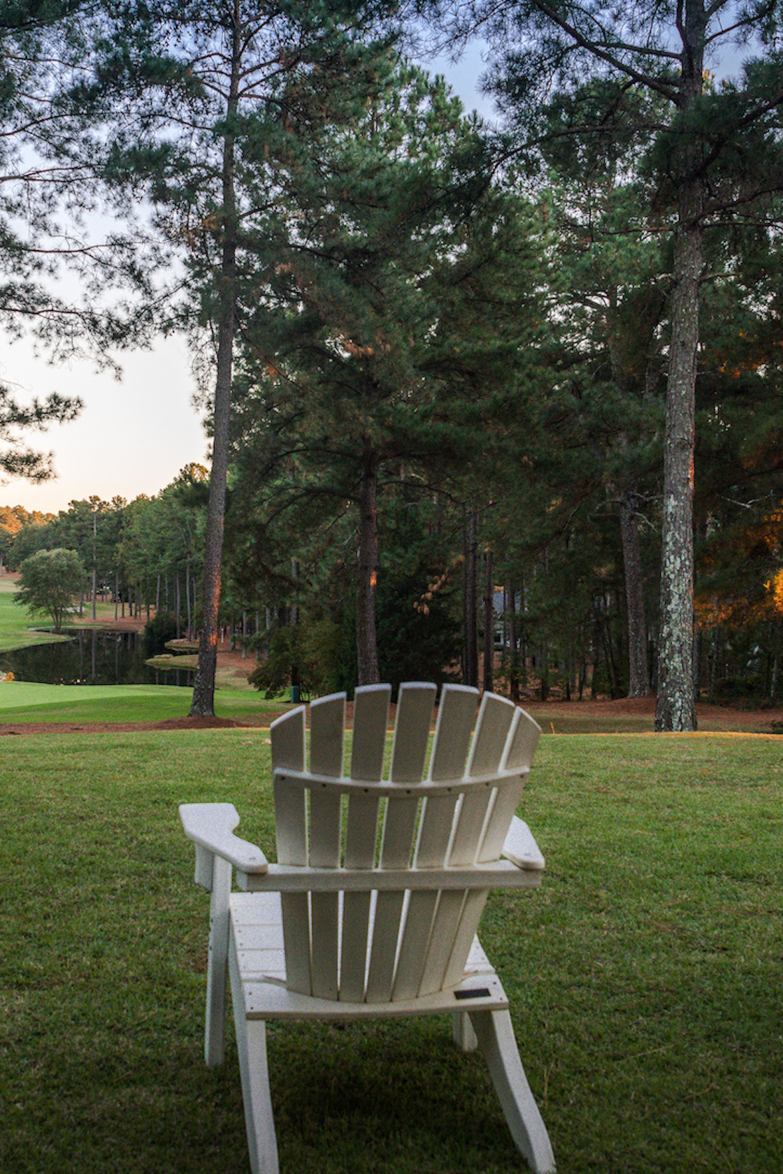 The Claiborne at Gulfport Highlands chair on lawn