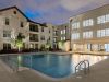 The Claiborne at Baton Rouge fountain in outdoor courtyard