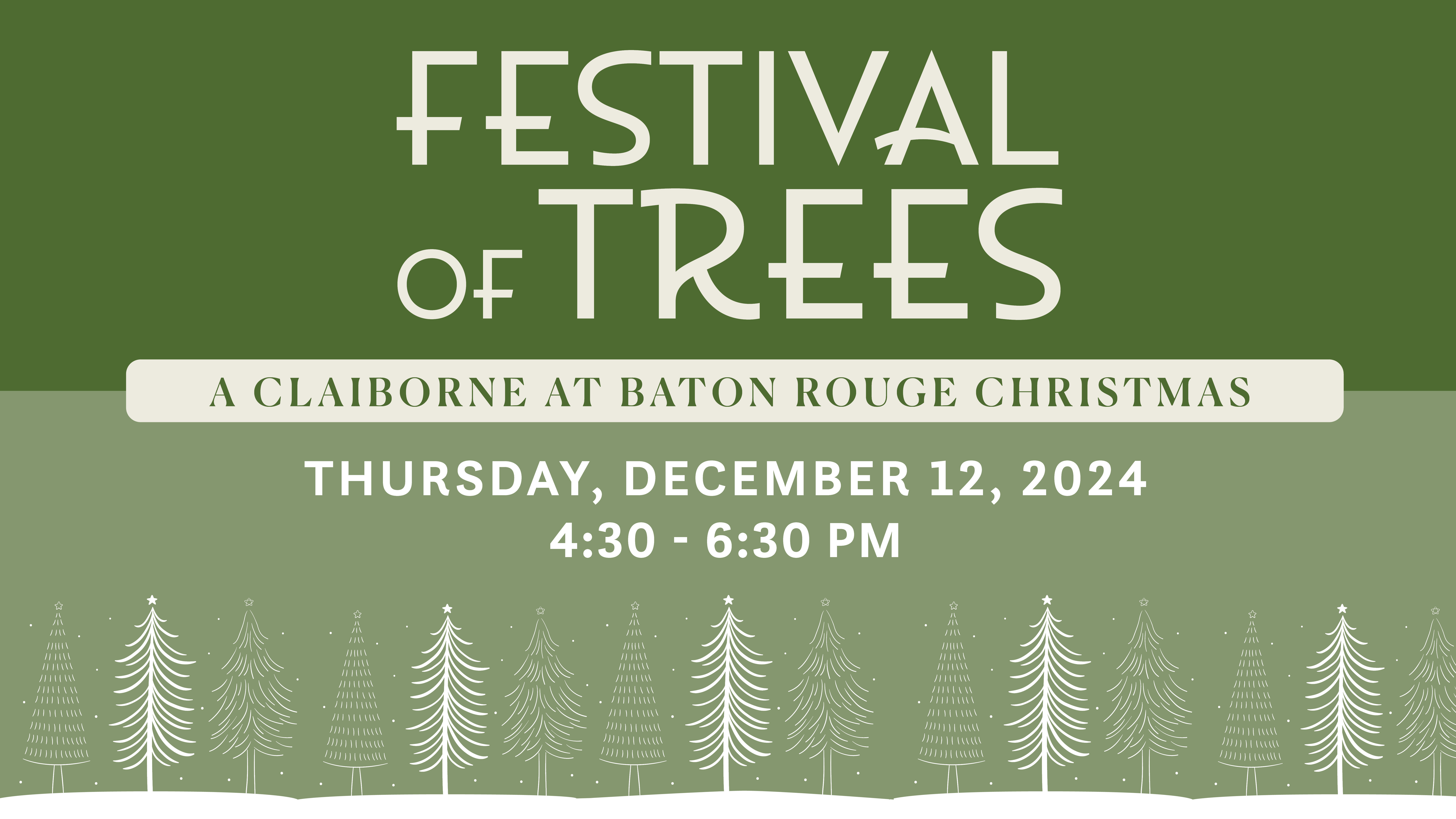 The Claiborne at Baton Rouge Festival of Trees 2024