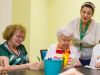 Brickmont at Acworth senior living community creative activity in progress with an instructor