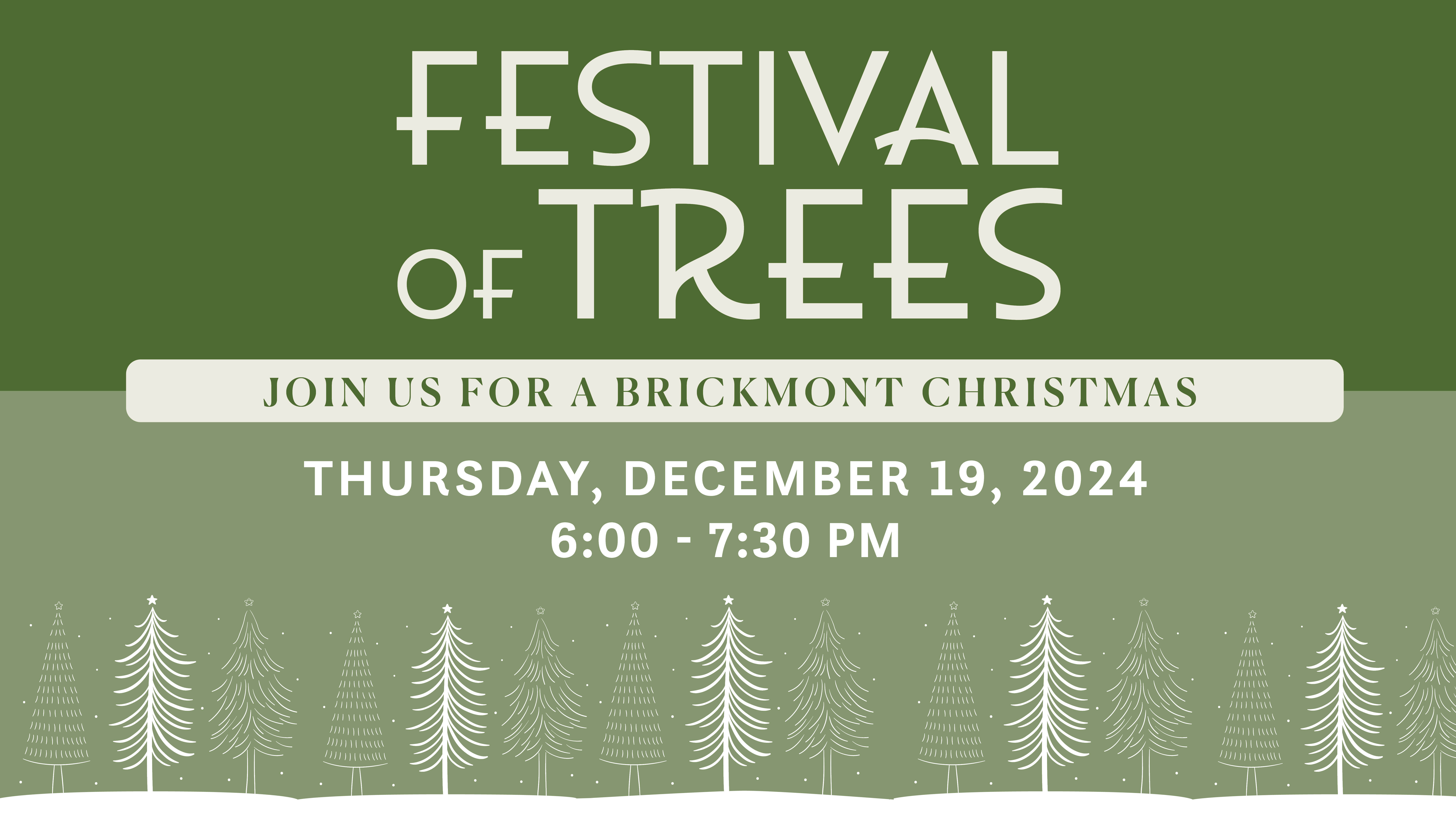 Brickmont at Acworth Festival of Trees event