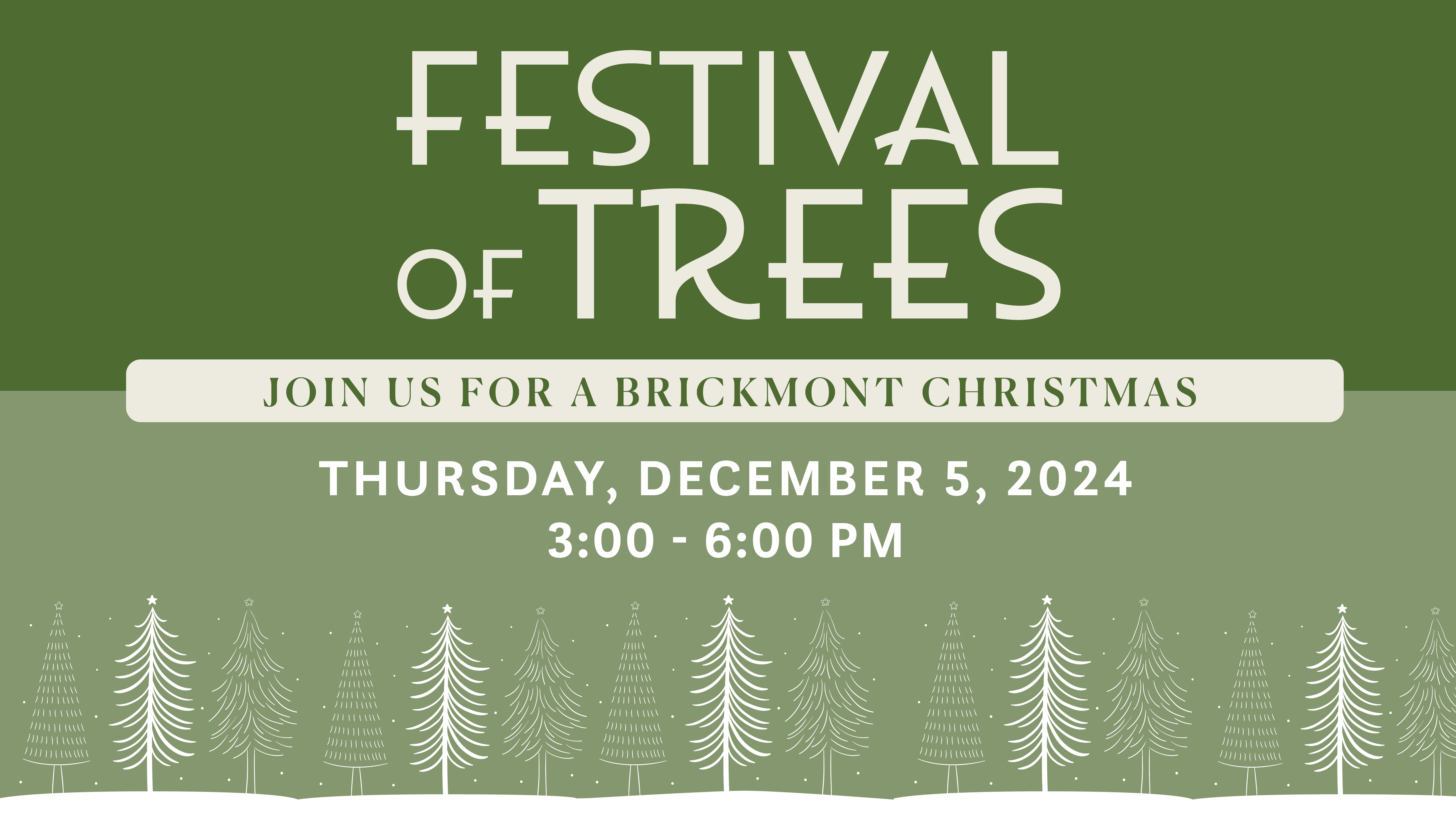 Brickmont at Roswell festival of trees event