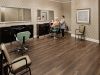 Brickmont at West Cobb senior living resident salon amenity with styling chairs