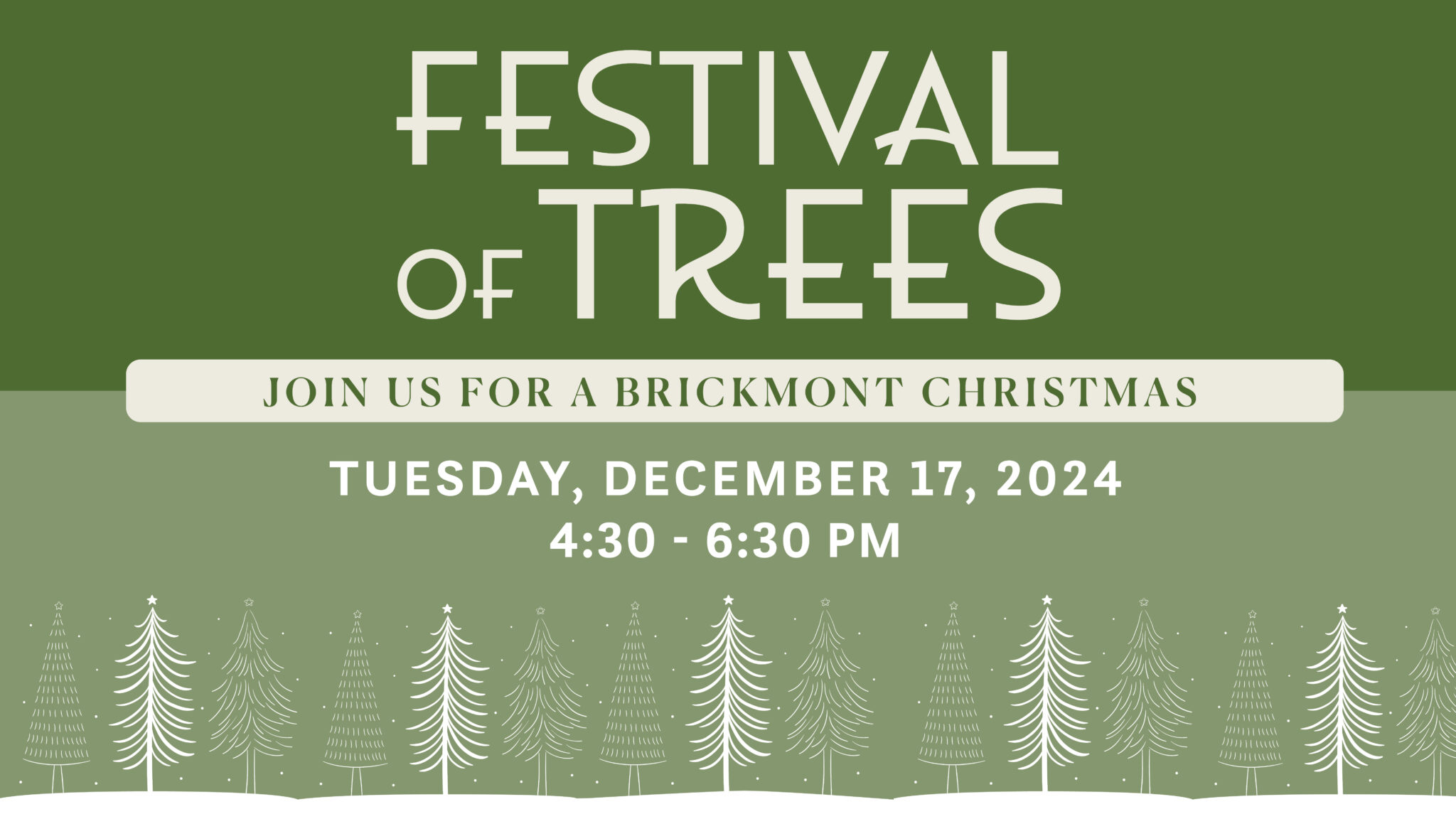 Brickmont at West Cobb Festival of Trees 2024