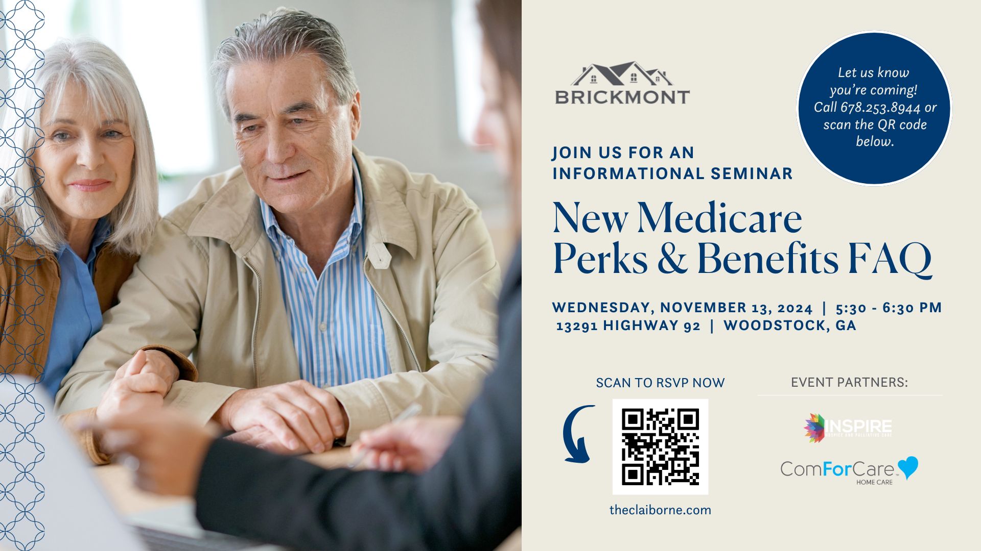 Brickmont at Woodstock New medicare perks and benefits event