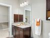 The Claiborne at Brickyard Crossing apartment zero-entry shower