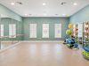 The Claiborne at Brickyard Crossing yoga studio