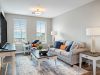 The Claiborne at Brickyard Crossing independent living apartment living room