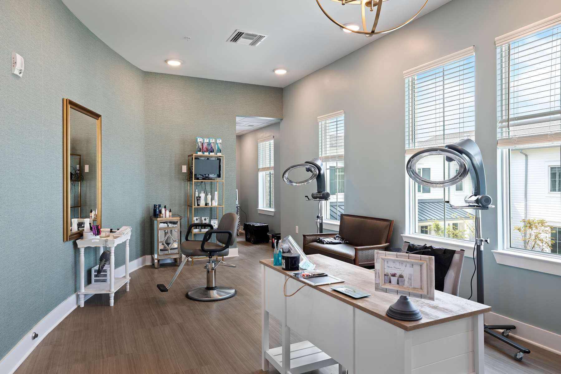 The Claiborne at Gulfport Highlands salon and barbershop