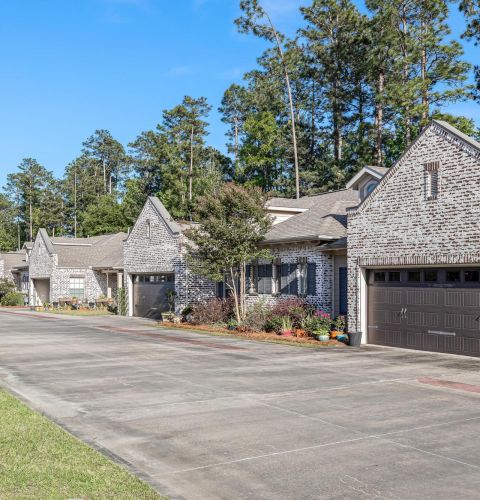 The Claiborne at Hattiesburg independent living senior homes with garages