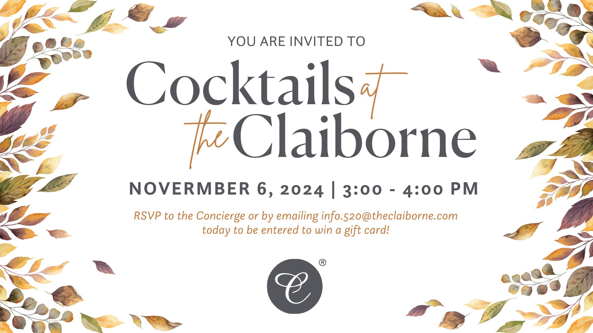 Claiborne at Hattiesburg november cocktails at the claiborne event