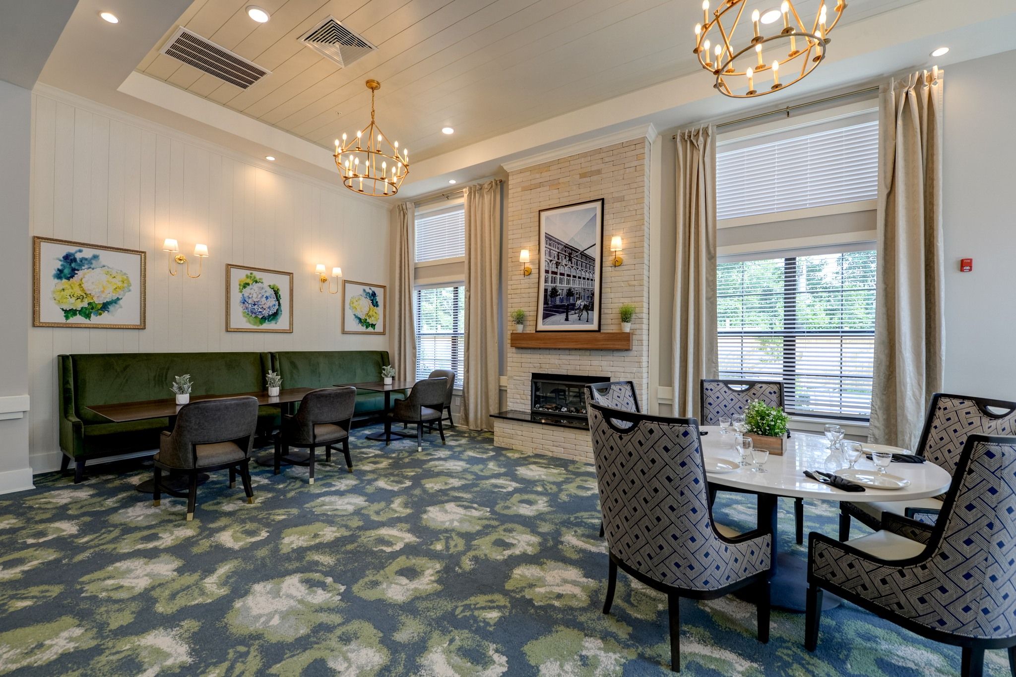 The Preserve at Meridian assisted living dining area