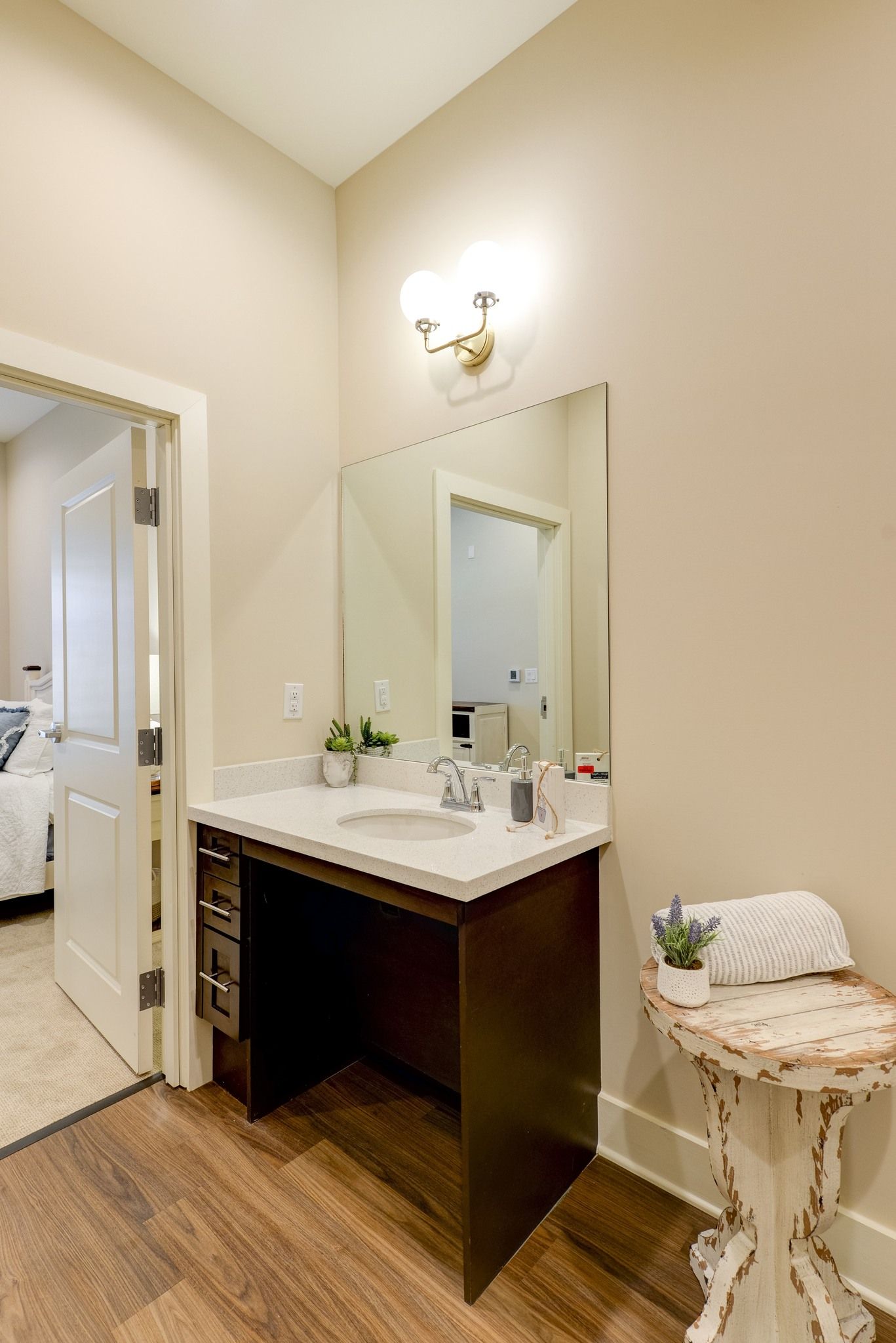 The Preserve at Meridian assisted living bathroom with accessibility features