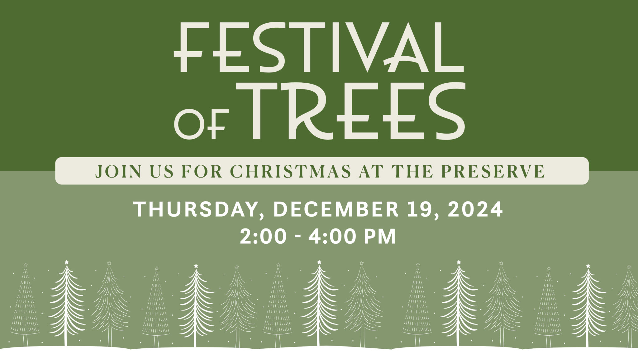 The Preserve at Meridian Festival of Trees 2024