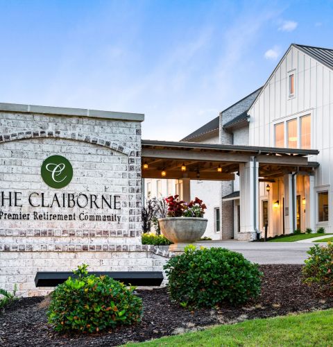 The Claiborne at Simpsonville exterior of building