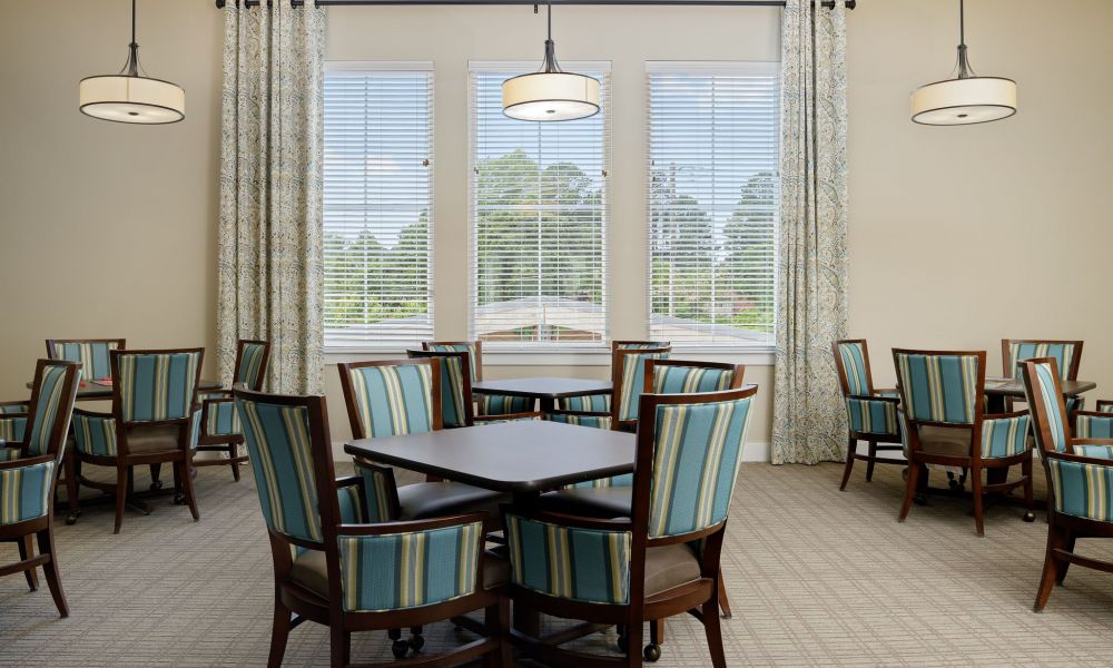 The Claiborne at Simpsonville memory care activity area