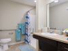 The Claiborne at West Lake assisted living bathroom with accessibility features